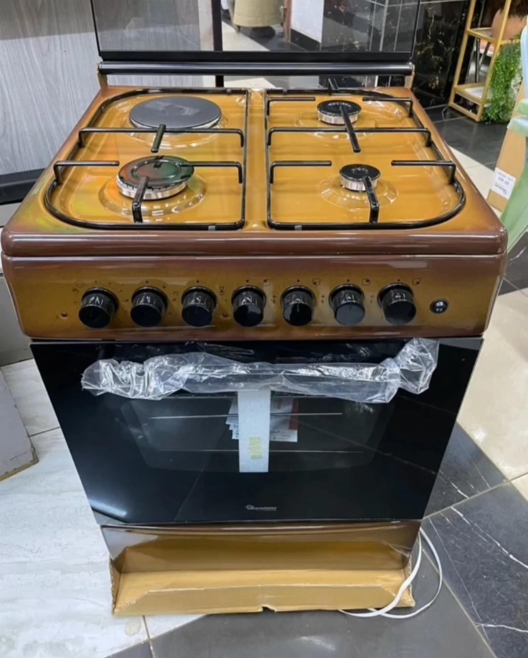 Ramtons RF/405, 3G+1E 60X60 BROWN COOKER