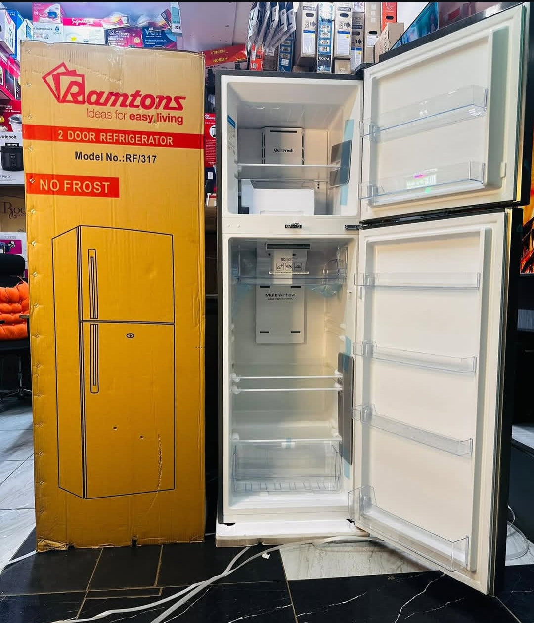 Ramton 243 Liters RF/317 Frost Free Double Door Fridge
