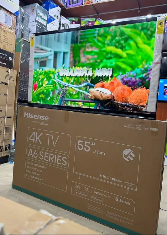 Hisense 55U6H Téléviseur intelligent sans cadre Quantum ULED 4K de 55 pouces